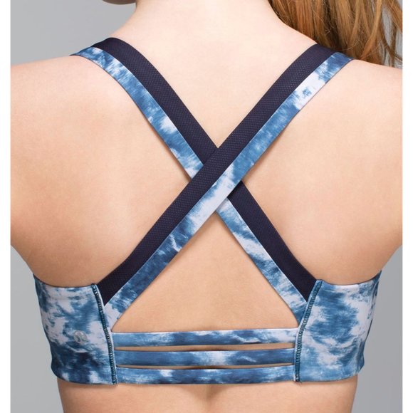 lululemon athletica Other - Lululemon On Your Way Bra Silver/Blue Size 8
